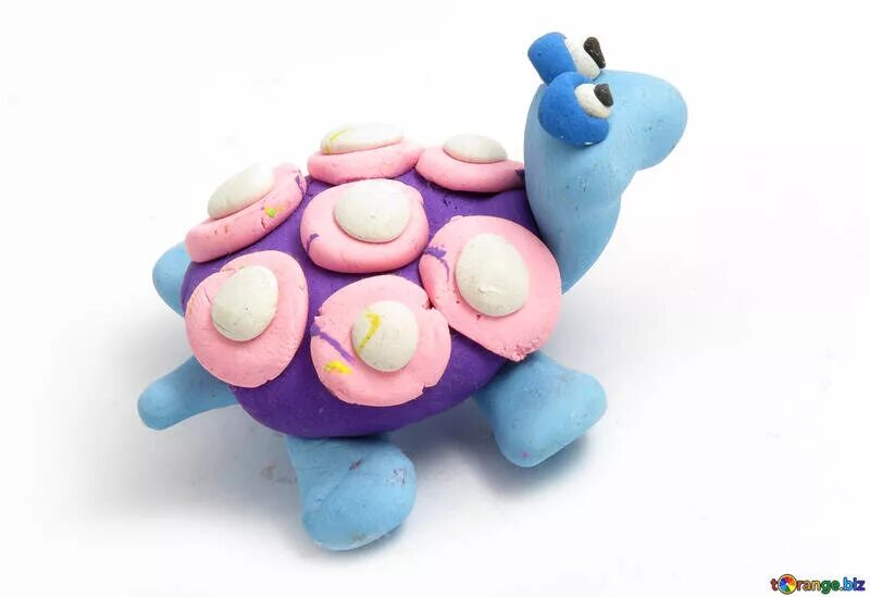 Поделки самоделки из пластилина Plasticine turtle free image - № 17290