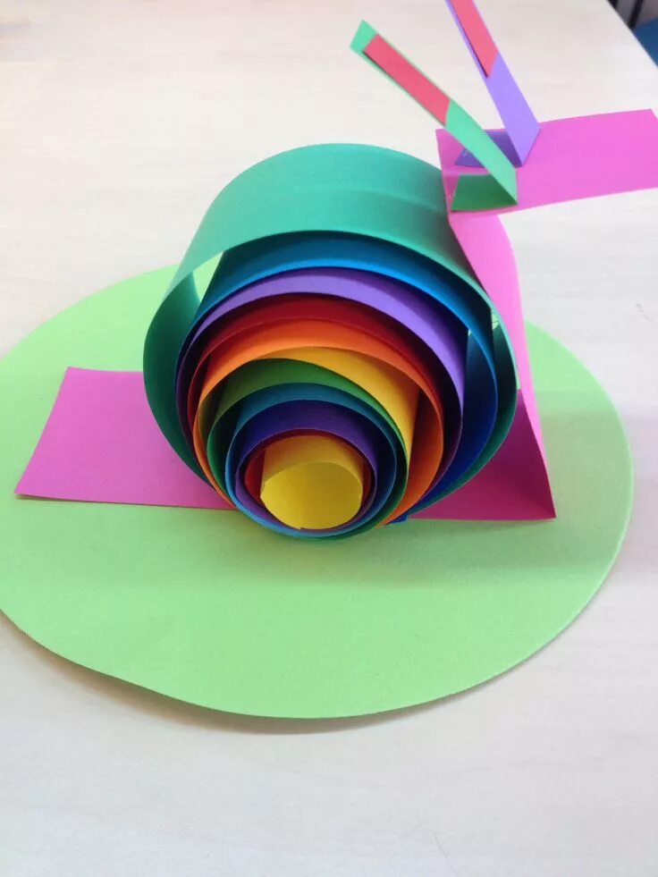 Поделки самоделки из цветной бумаги Pin op crafts Knutselideeën, Knutselen voor kinderen, Dieren knutselen