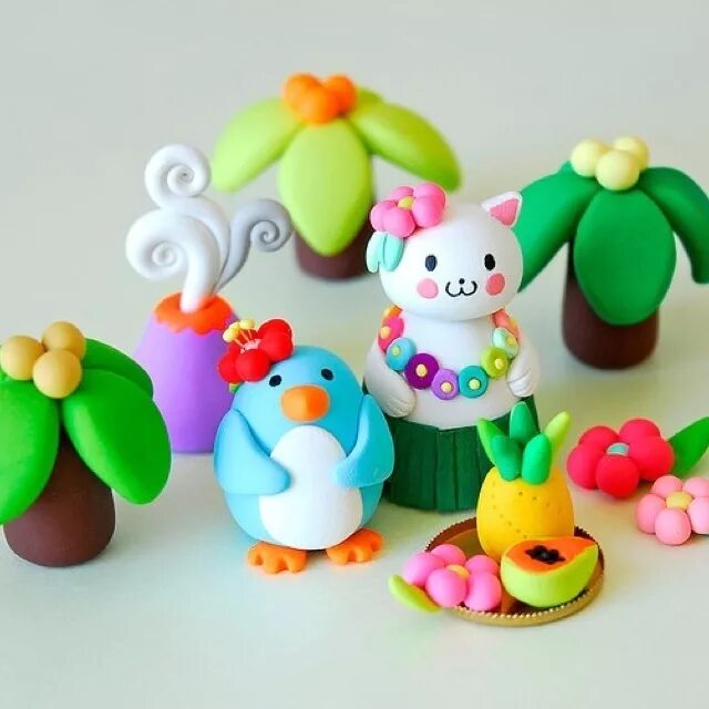 Поделки самоделки из воздушного пластилина Ghim của Sydney Kitchen trên Neat stuff Đất sét polymer, Đất sét, Play doh