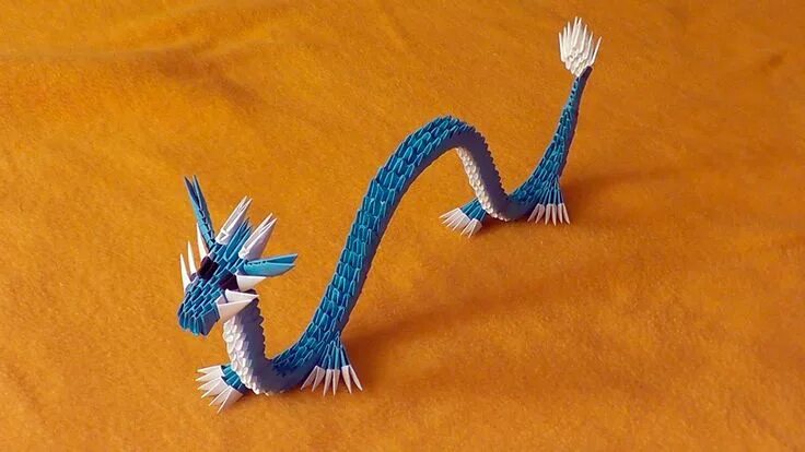 Поделки самоделки как сделать дракона Origami dragon-there is a youtube tutorial for this, but it gives me a headache 