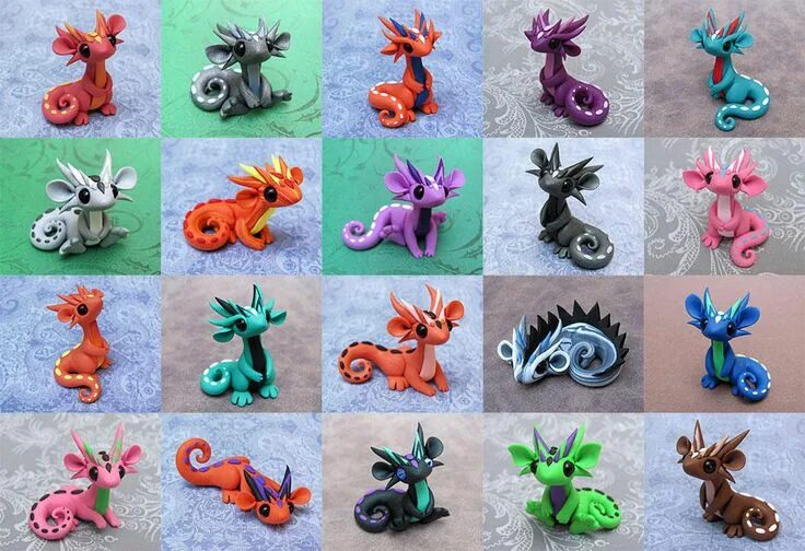 Поделки самоделки как сделать дракона Scrap Dragons June 8th by DragonsAndBeasties Clay dragon, Polymer clay crafts, C