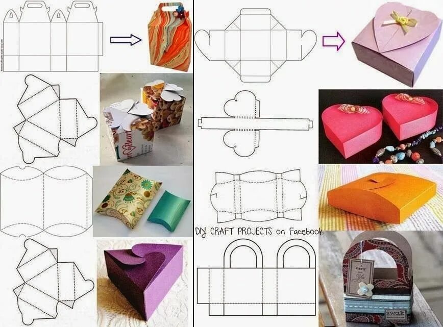 Поделки самоделки как сделать коробочку из бумаги Pin by Azik on Чертёж гофролотки Diy gift box template, Paper box diy, Gift box 