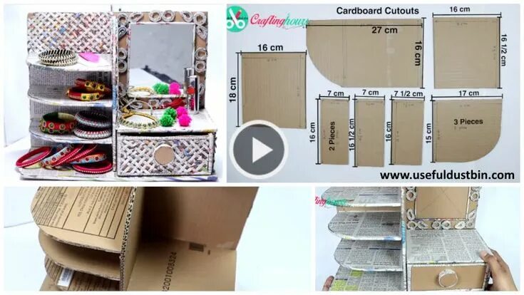Поделки самоделки как сделать органайзер How To Make Desk Organizer From Cardboard & Newspaper - ArtsyCraftsyDad Make a d