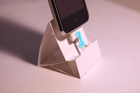 Поделки самоделки как сделать телефон Док-станция для iPhone из бумаги. Себестоимость 20 копеек