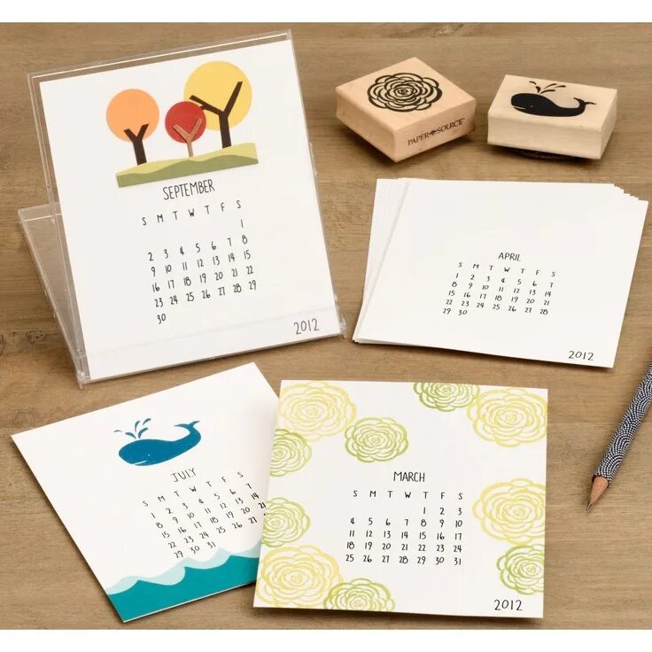 Поделки самоделки календарь 2014 Calendars - Paper Source Diy calendar, Calendar template, Diy desk calendar