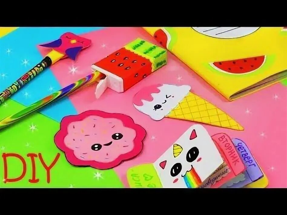 Поделки самоделки канцелярия DIY KAWAII / КАВАЙНЫЕ КОТИКИ ✎ ШКОЛЬНЫЕ ПРИНАДЛЕЖНОСТИ, ОРГАНАЙЗЕРЫ ✎ Back to sc