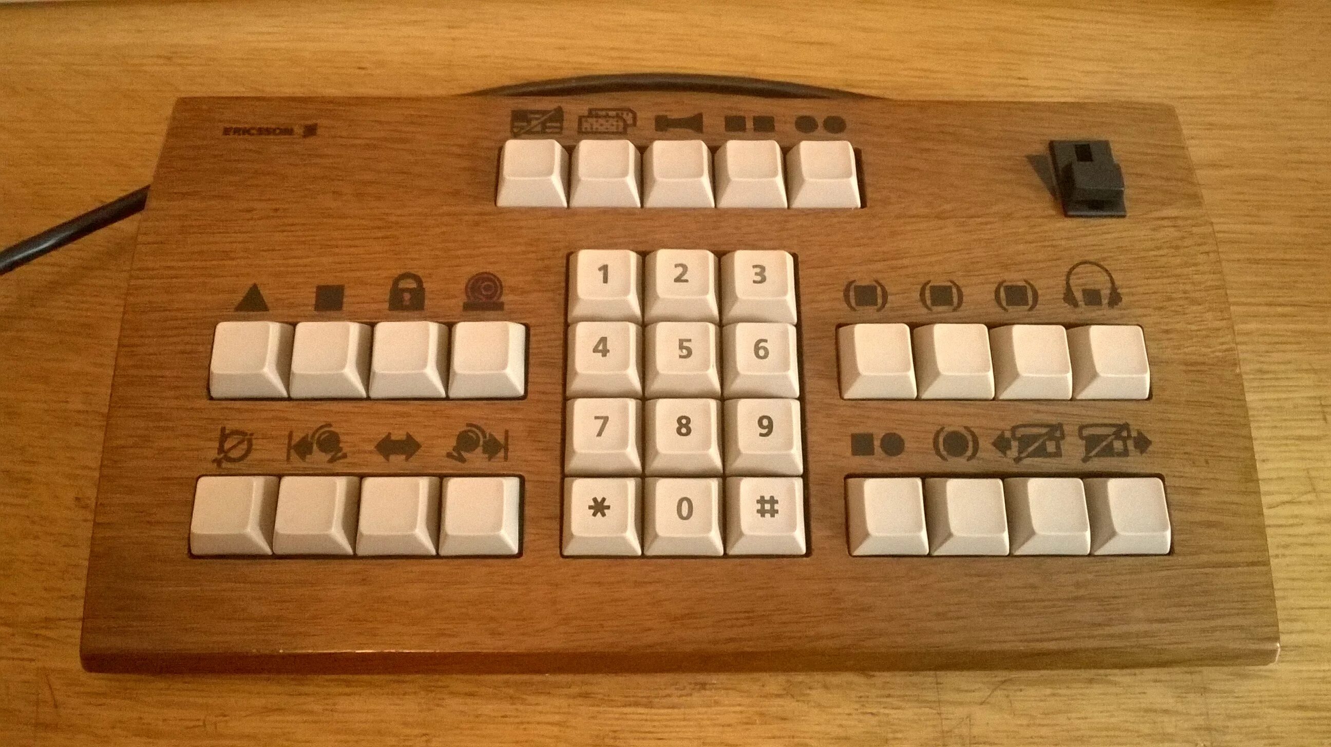 Поделки самоделки клавиатура Ericsson telephone keyboard - deskthority