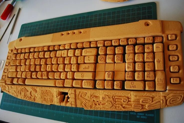 Поделки самоделки клавиатура Case Mod AzTtec - Added Keyboard and Mouse - Completed! - Page 9 Keyboard, Compu