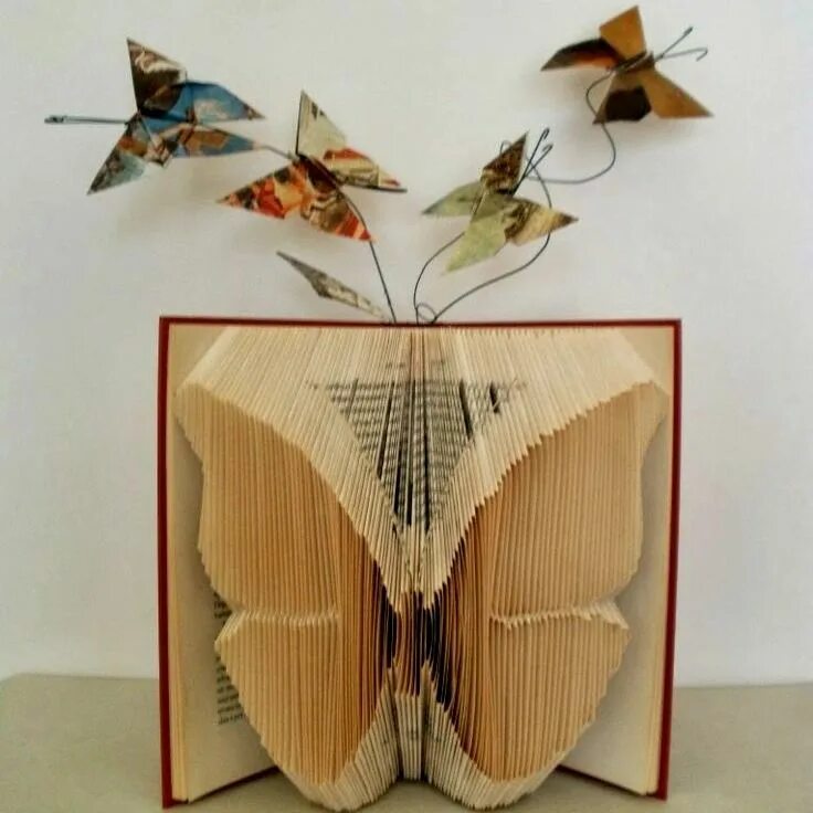 Поделки самоделки книги "Новая жизнь ненужной книги или Book Folding Art " (часть 1) Книги ручной работы