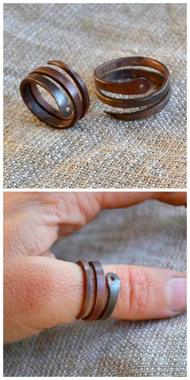 Поделки самоделки колечки DIY Wire Serpent Ring from Instructables' User marcellahella Metal jewelry, Jewe
