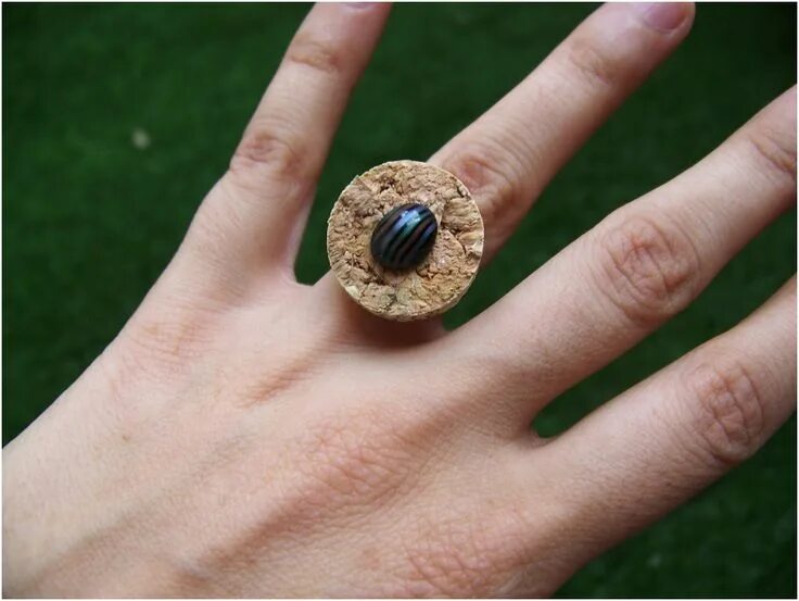 Поделки самоделки кольцо 30 DIY’s To Reuse Wine Corks For Some Useful Creations Diy rings, Cork jewelry, 