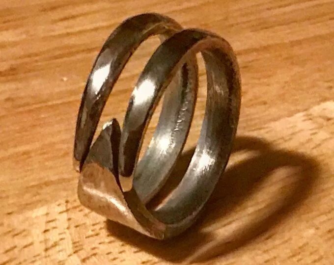 Поделки самоделки кольцо Fork ring from silverplated silverware Fork jewelry, Silverware jewelry, Fork ri