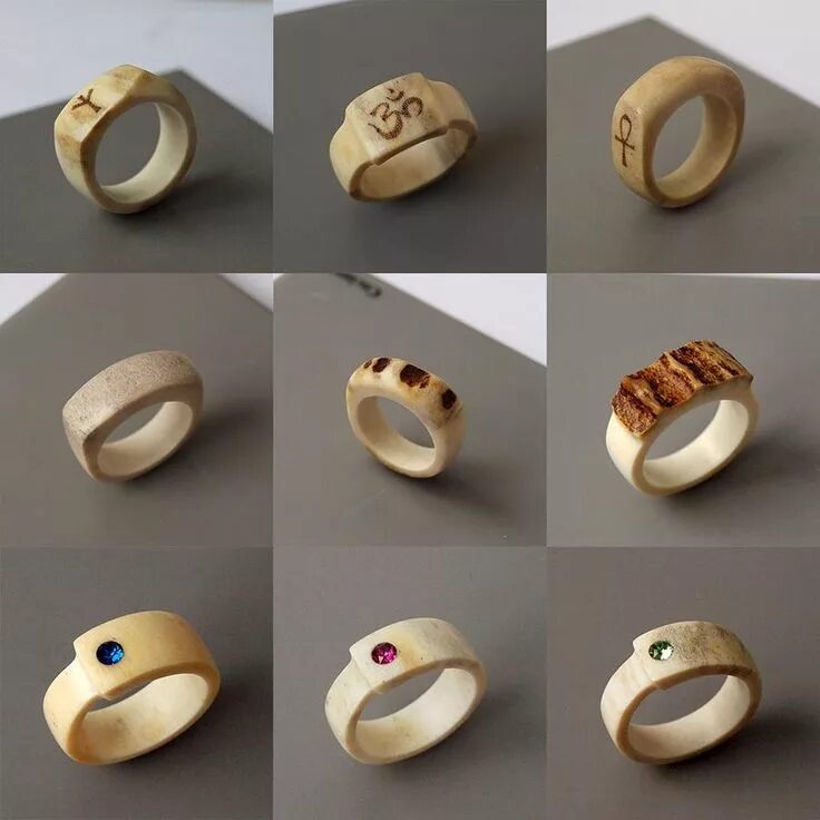 Поделки самоделки кольцо Rings. Hand carved out of real naturally shed antler. http://ift.tt/2hT8nh8 . ho