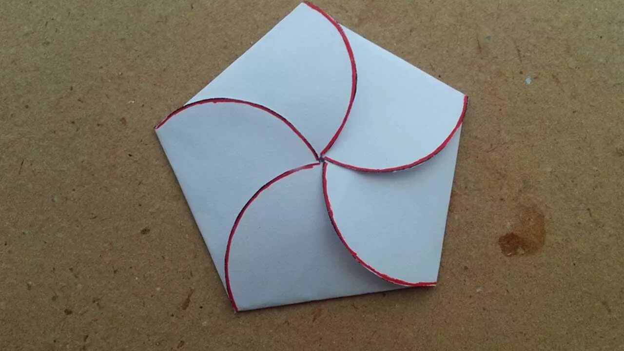 Поделки самоделки конверты How To Make A Closed Flower Petals Envelope - DIY Crafts Tutorial - Guidecentral