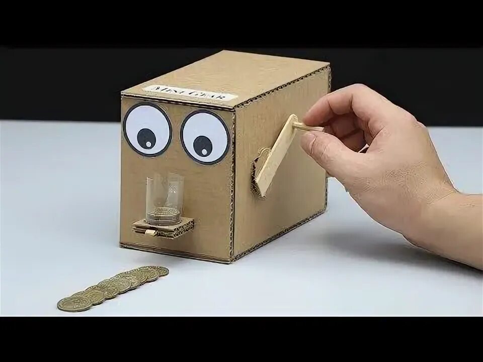 Поделки самоделки копилка How to Make Piggy Bank Saving Coin - Kids Save Money - YouTube Saving coins, Pig