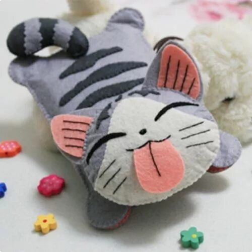 Поделки самоделки котики няшный котик игрушка, игрушечный кавайный кот, Cute Cat, Cat Plush Collection, k