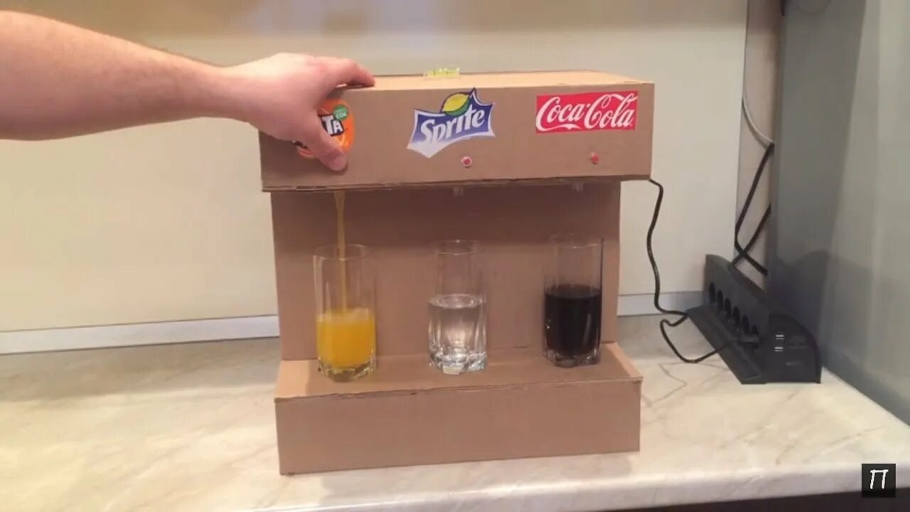 Поделки самоделки кулер How to Make Coca Cola Soda Fountain Machine with 3 Different Drinks at Home кока