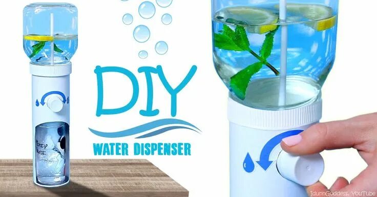 Поделки самоделки кулер How To Make Working Water Dispenser - DIY Desk Water Cooler Dispenser diy, Cute 