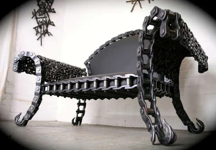 Поделки самоделки куроми Stig Art Creates Sculptural Furniture Using Industrial Scrap Metal Metal art pro