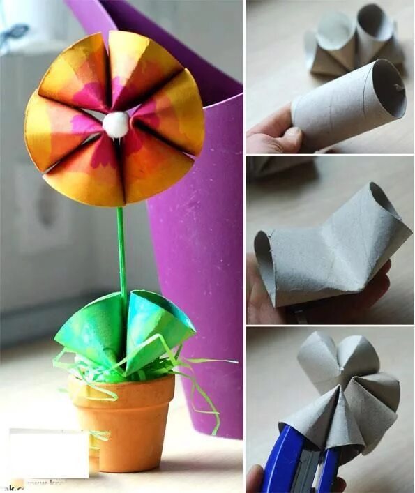 Поделки самоделки легкого и красиво Pin on For Babies & For Children Craft Paper roll crafts, Toilet paper crafts, T