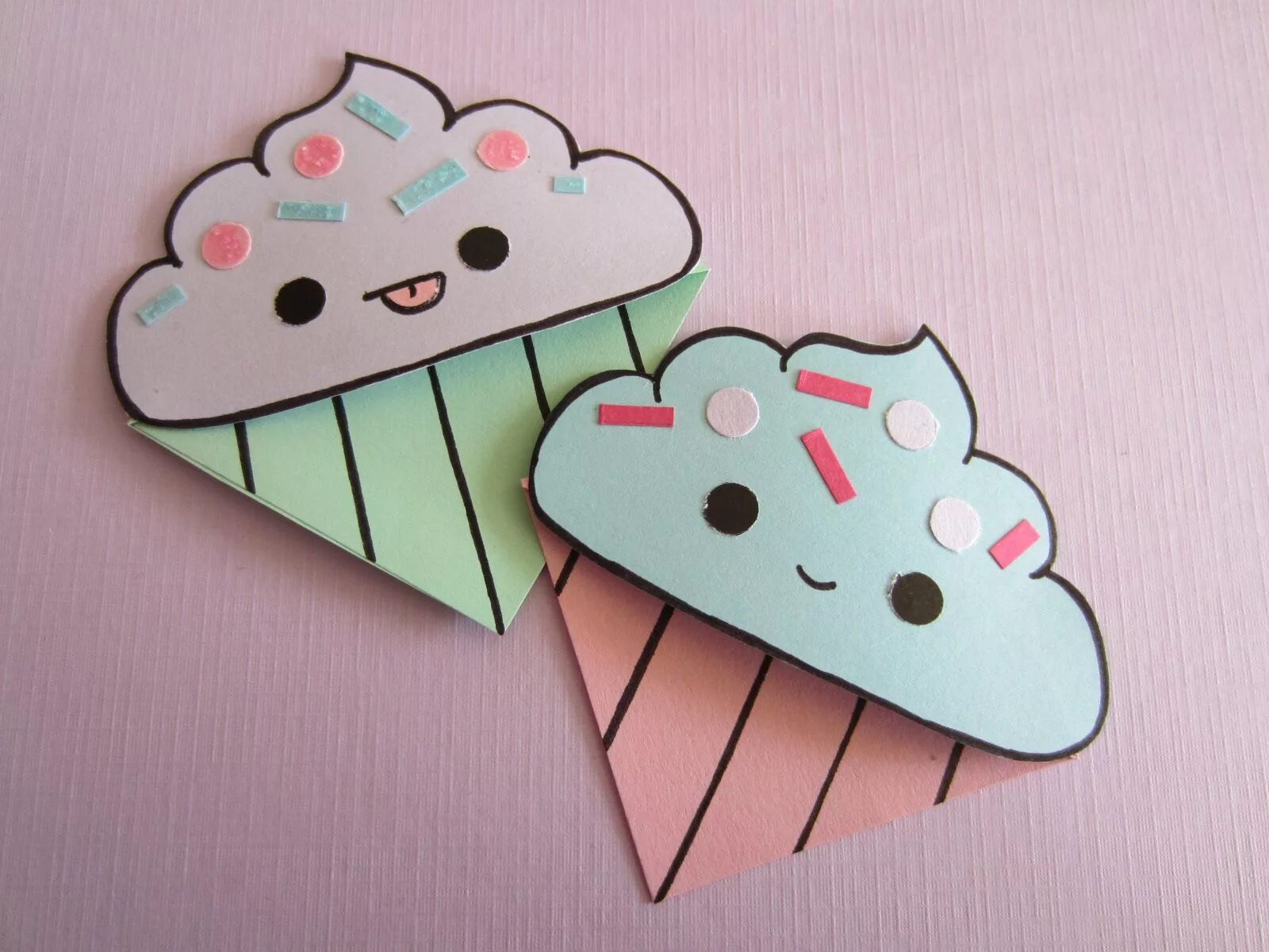 Поделки самоделки милые Cupcake Bookmark Book crafts diy, Book crafts, Bookmarks handmade