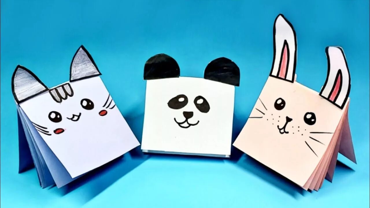 Поделки самоделки мини блокнотики DIY - How To Make Mini Notebook With Ears From a4 paper in 5 minutes - YouTube