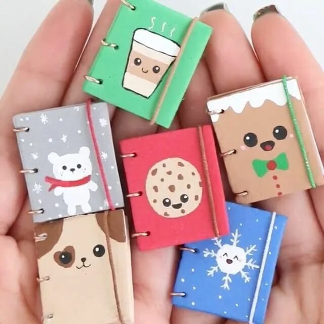 Поделки самоделки мини блокнотики Mini Notebooks Part 2 ❄ ️☕ complete tutorial is up on my YouTube (link in bio). I