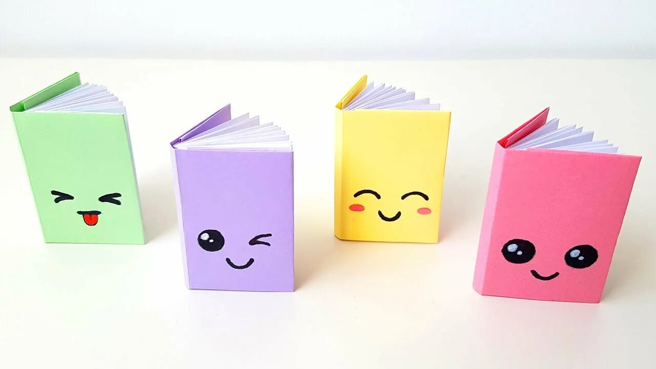 Поделки самоделки мини блокнотики DIY Мини блокнот Каваи МИНИ канцелярия своими руками Идеи для школы Mini Noteboo
