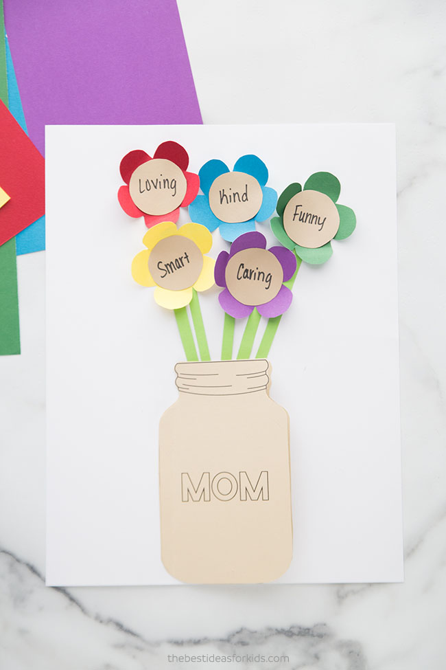 Поделки самоделки на день мамы 12+ Flower Card Ideas - AUNISON.COM Mothers day crafts, Happy mother's day card,