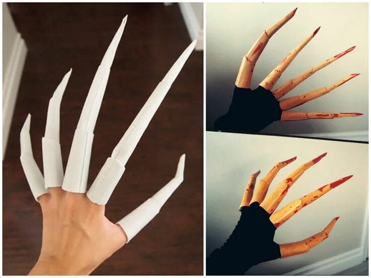 Поделки самоделки ногти truebluemeandyou: Halloween & Cosplay DIYs - DIY Lady Deathstrike Claw Nails Tut