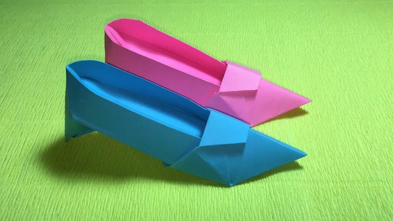 Поделки самоделки новые видео VIDEO: ZAPATITO de tacon con la tecnica de Origami - Origami high heels design -