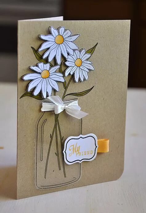 Поделки самоделки открытки Beautiful Handmade Cards with Flowers