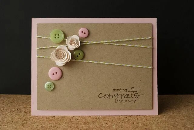 Поделки самоделки открытки simple Simple cards, Cards handmade, Card craft