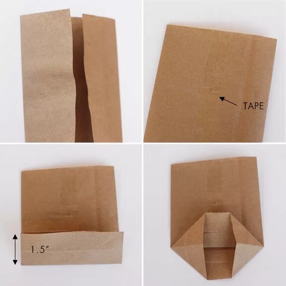 Поделки самоделки пакетики DIY Mini Paper Sacks (from Large Paper Sacks!) Diy gift bags paper, Paper sack, 