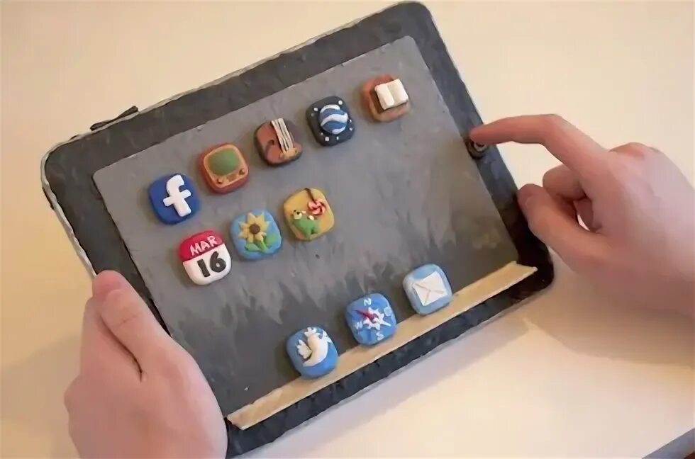 Поделки самоделки планшет iPad'à'modeler Ipad, Plasticine, Clay