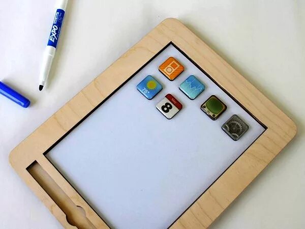 Поделки самоделки планшет anaPad, детский планшет для рисования в стиле Apple