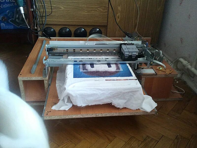 Поделки самоделки принтер Принтер для футболок: от домашней поделки до серийной модели (часть 1)