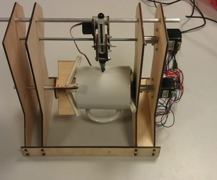 Поделки самоделки принтер Mug Plotter Cnc plans, Diy cnc, 3d printer designs