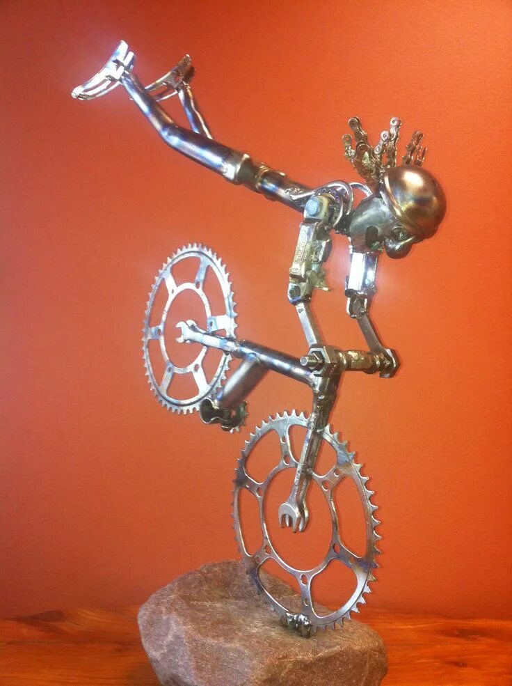 Поделки самоделки про Yeehah! Metal art diy, Metal art projects, Scrap metal art