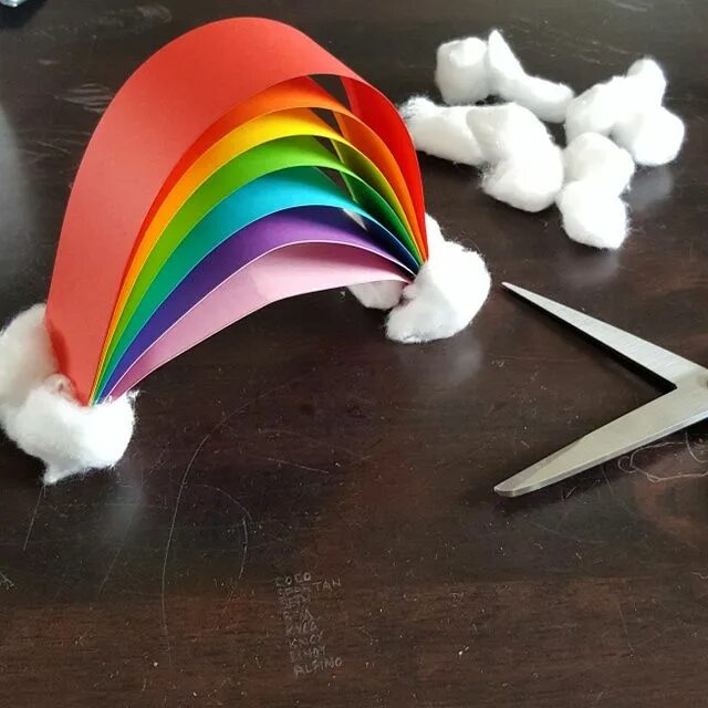 Поделки самоделки радужные Our Rainbows and Kites Party Rainbow crafts, Crafts, Cardstock crafts