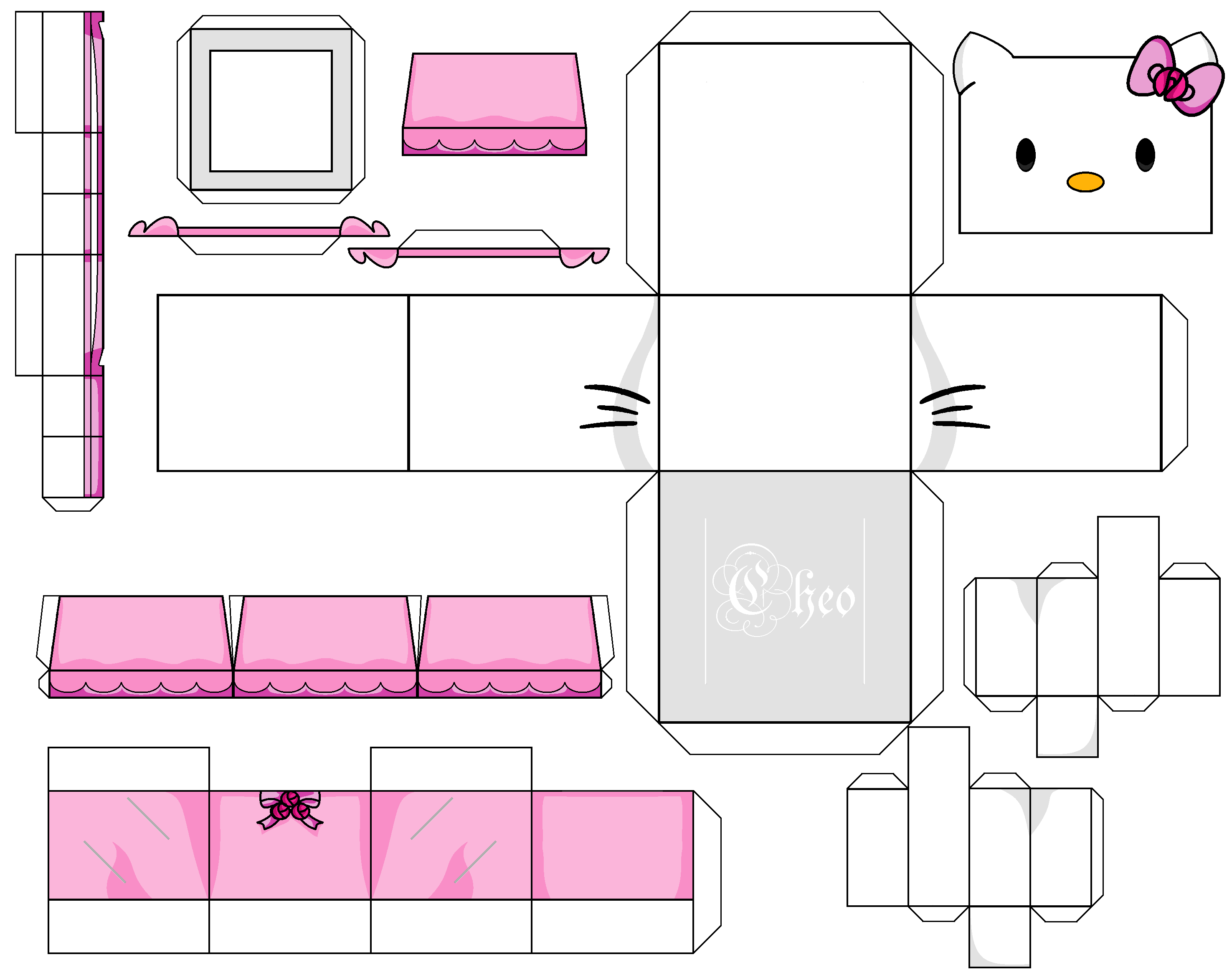 Поделки самоделки распечатать Make your own Hello Kitty Hello kitty, Hello kitty collection, Hello kitty my me