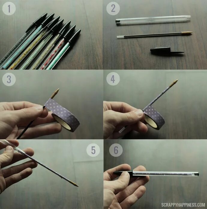 Поделки самоделки ручки Just a ballpoint pen and washi tape Washi tape diy, Washi tape projects, Washi t