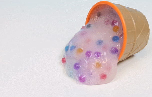 Поделки самоделки слайм Clear Orbeez Slime