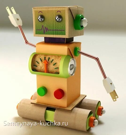 Поделки самоделки смотреть онлайн Поделки ДЛЯ МАЛЬЧИКОВ (77 крутых идей) Семейная Кучка Robô de papelão, Fazer um 