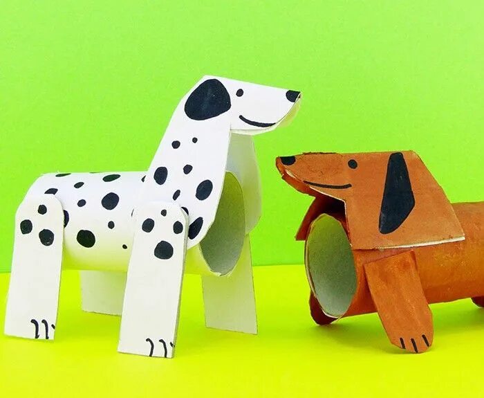 Поделки самоделки собачка 20 DIY Toilet Roll Crafts - Bright Star Kids - Fun Craft Ideas Manualidades, Art