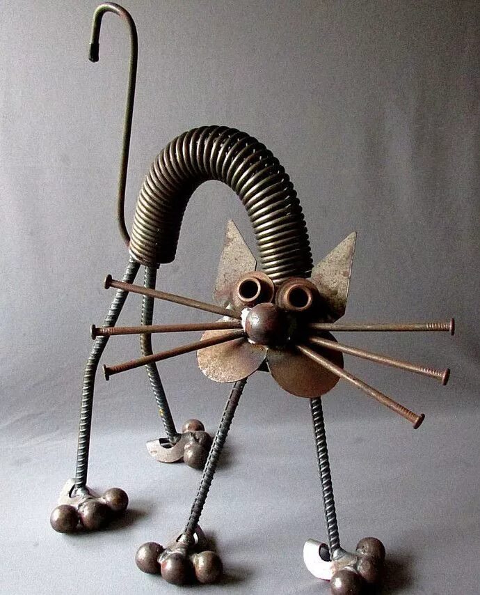 Поделки самоделки своими руками из подручных Metal art projects, Metal yard art, Welding art