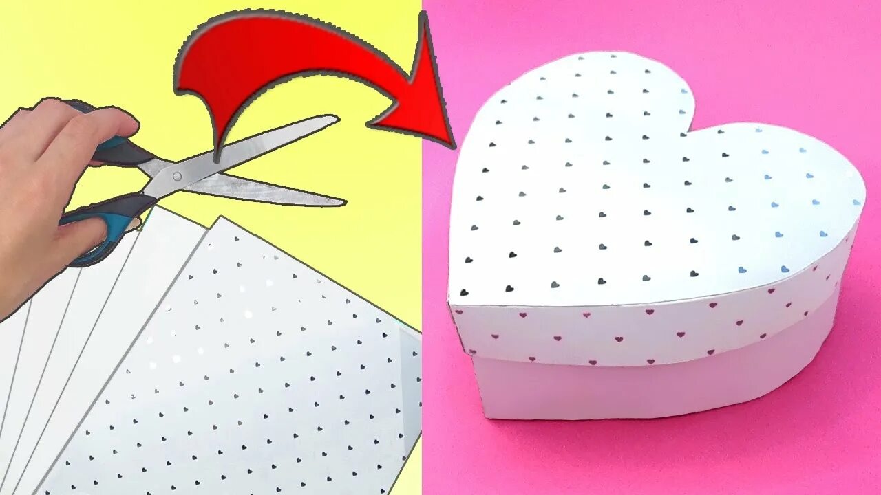 Поделки самоделки сюрпризы из бумаги Cute storage box DIY Gift box - YouTube