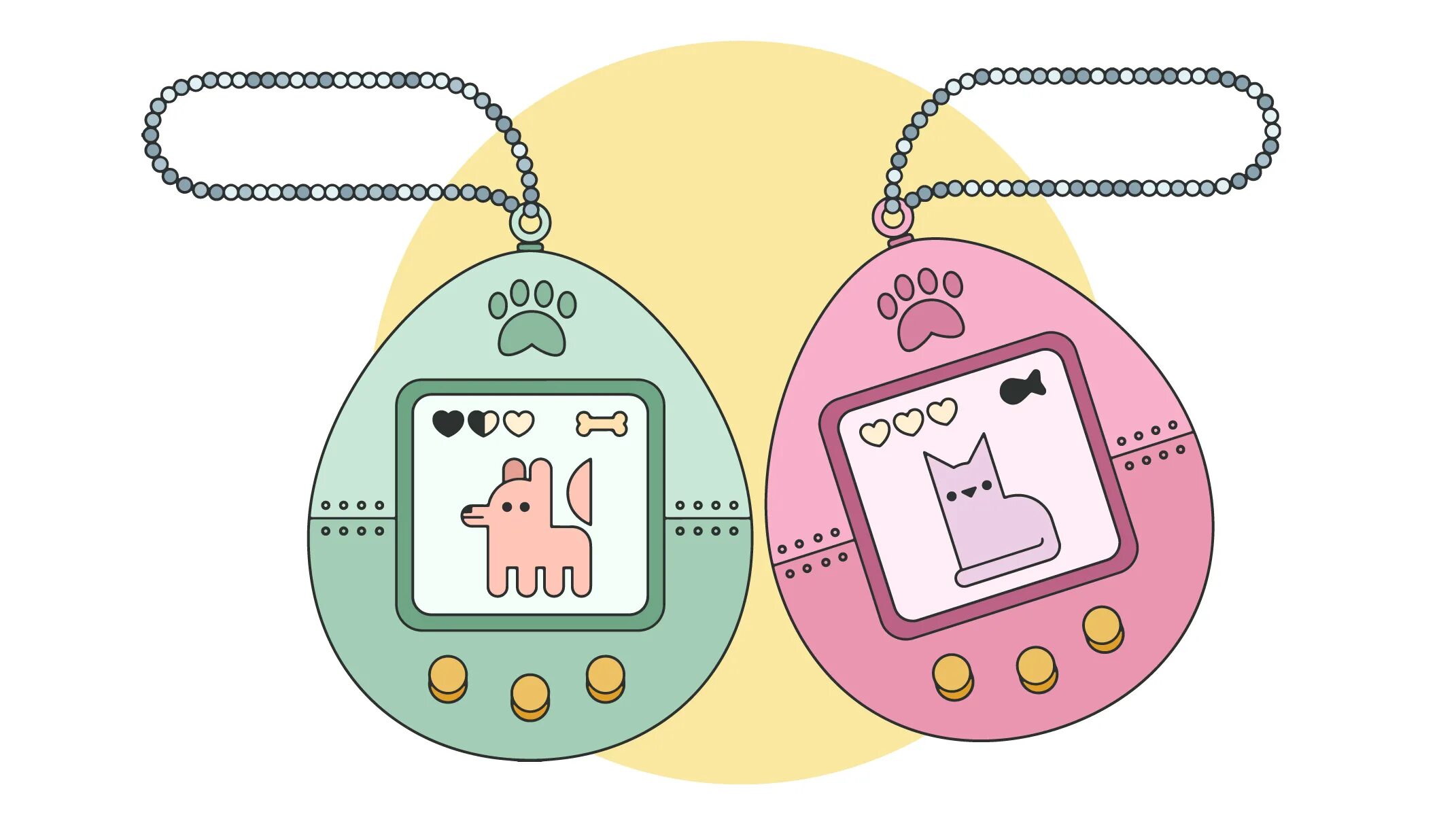 Поделки самоделки тамагочи Tamagotchi Vector 273274 Vector Art at Vecteezy