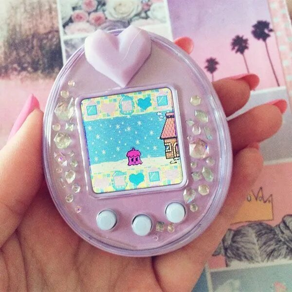 Поделки самоделки тамагочи @kawaiitekku Tamagotchi p's, Cute games, Tamagotchi color