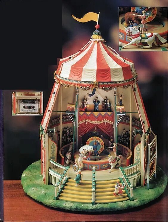 Поделки самоделки цифровой цирк Pin by Julia on Иллюстрации цирка Music box vintage, Music box, Circus crafts